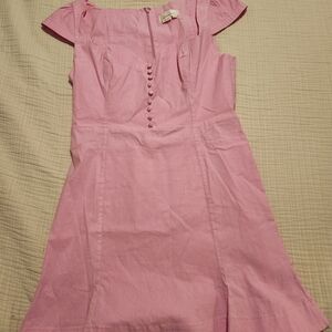 Anthropologie Pink Dress